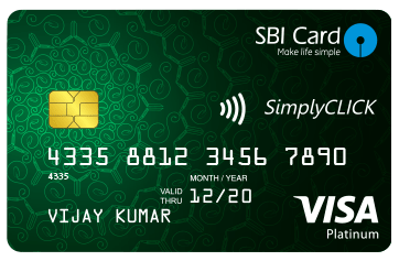 SBI simply click credit card