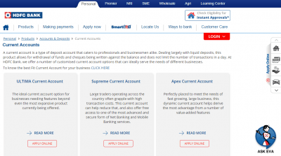 HDFC Bank Current Account