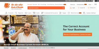 Baroda Small Business Current Account