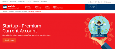 Kotak Startup Current Account